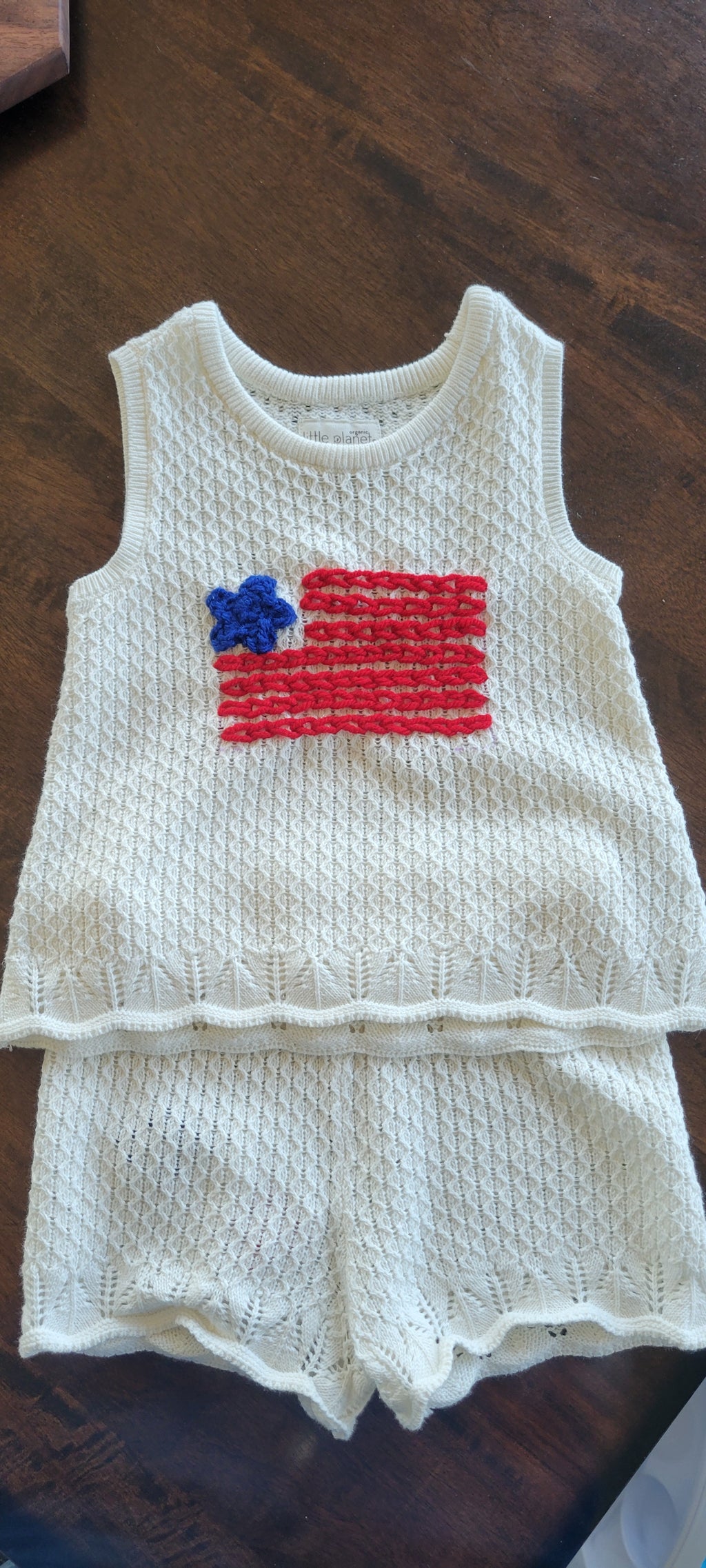 Baby Girl 2 Piece Americana Short Set