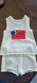 Baby Girl 2 Piece Americana Short Set