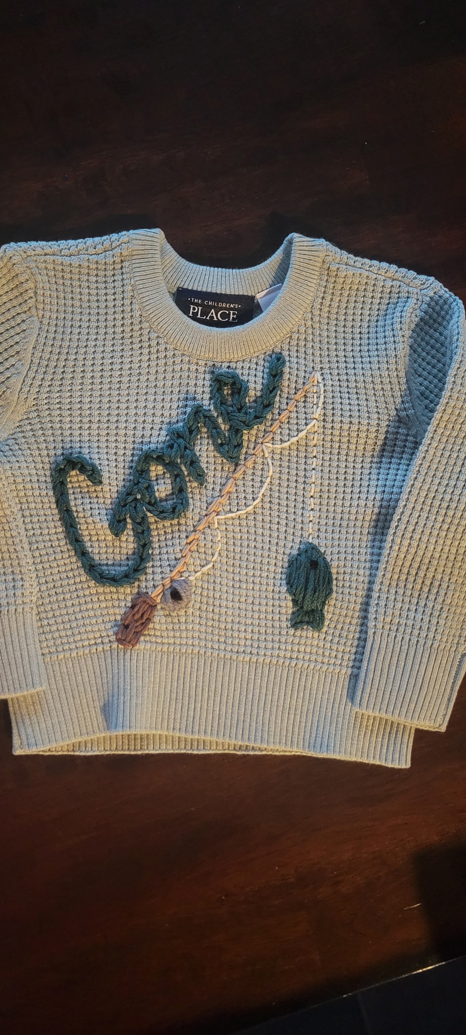 Boys Waffle Knit sweater