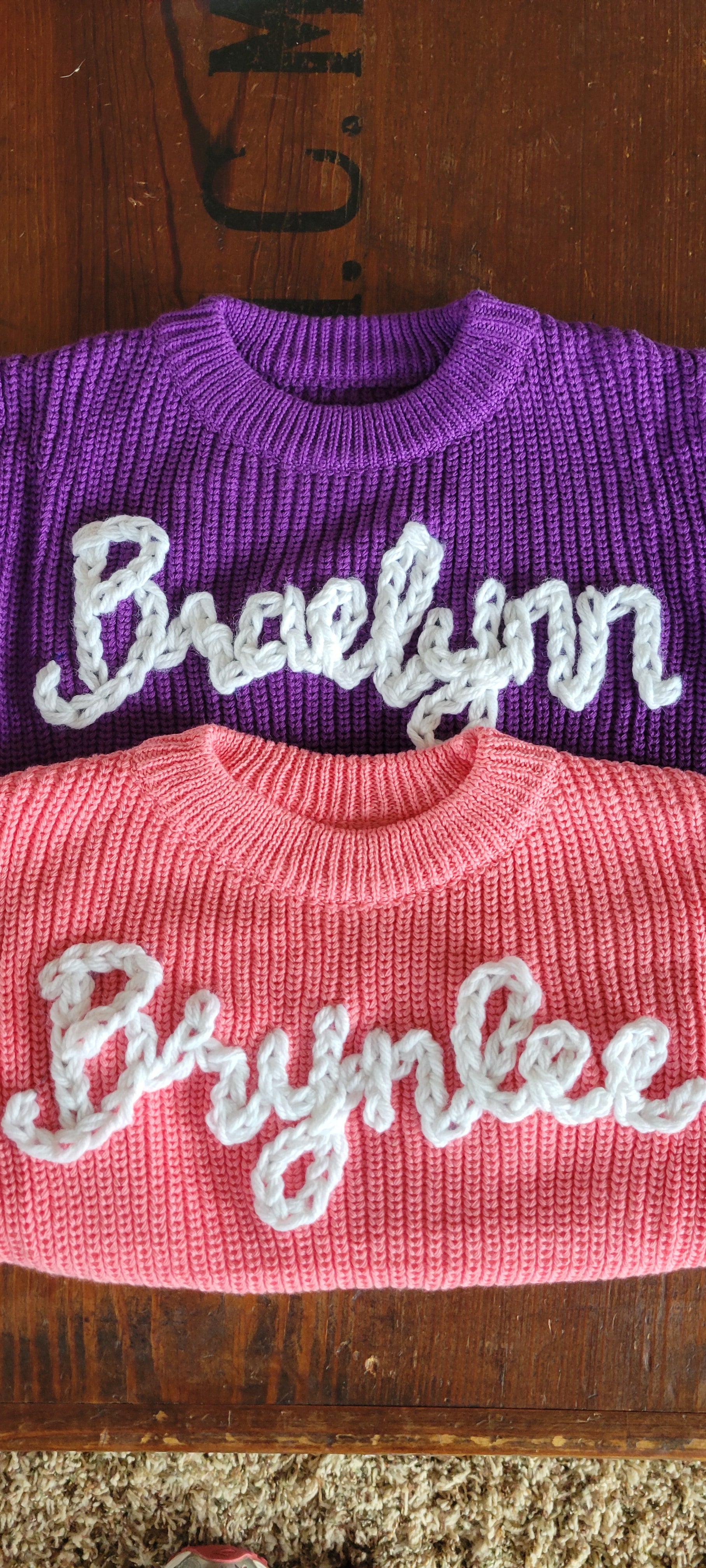 Custom Baby/Toddler Personalized Sweater