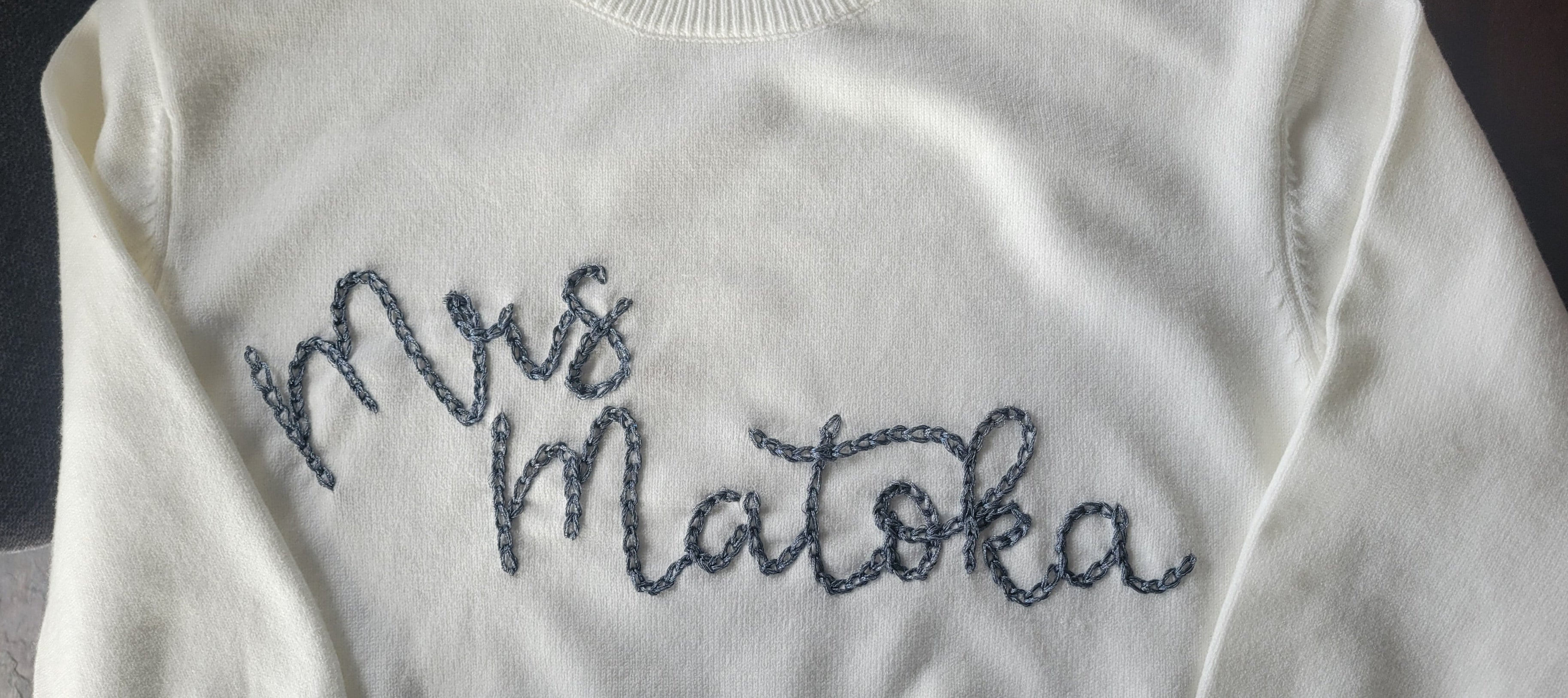 Bride sweater
