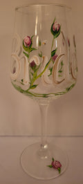 Bride wine glass