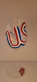 USA wine glass