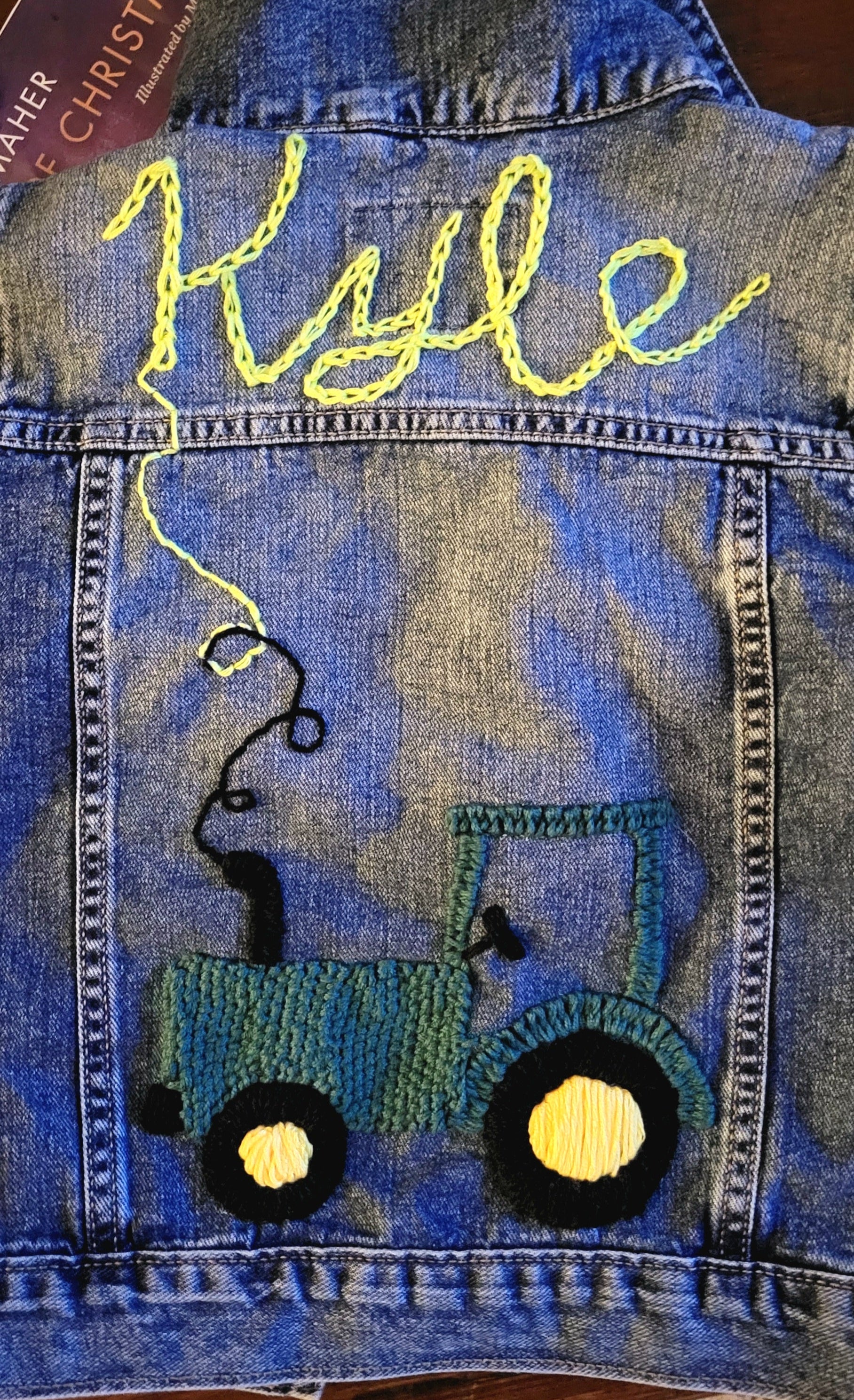 Custom jean jacket